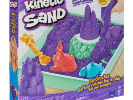 KINETIC SAND SANDBOX SET - PURPLE For Cheap