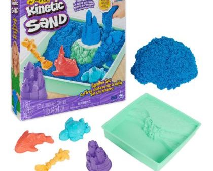 KINETIC SAND SANDBOX SET - BLUE Online Sale