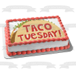 Taco Tuesday Cartoon Taco Edible Cake Topper Image ABPID07646 Online Sale