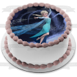 Frozen Elsa  Casting Snowflakes Edible Cake Topper Image ABPID03261 on Sale