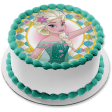 Frozen Elsa Snowflakes and Sunflowers Edible Cake Topper Image ABPID07636 Hot on Sale