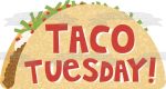 Taco Tuesday Cartoon Taco Edible Cake Topper Image ABPID07646 Online Sale