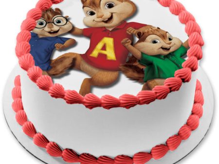 Alvin and the Chipmunks Simon Theodore Edible Cake Topper Image ABPID03220 Online Sale