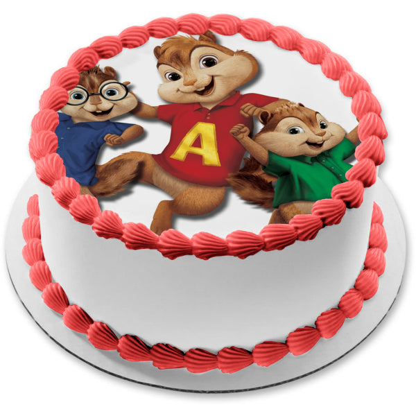 Alvin and the Chipmunks Simon Theodore Edible Cake Topper Image ABPID03220 Online Sale