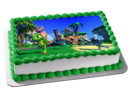 Yooka-Laylee Corplet Keith and Minions Edible Cake Topper Image ABPID03240 Fashion