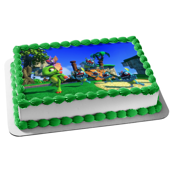 Yooka-Laylee Corplet Keith and Minions Edible Cake Topper Image ABPID03240 Fashion