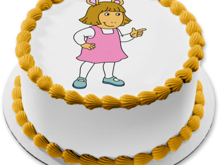 Arthur Dw and a White Background Edible Cake Topper Image ABPID07409 Online Sale