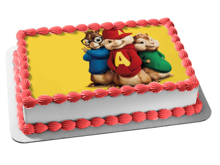 Alvin and the Chipmunks Simon and Theodore Edible Cake Topper Image ABPID06800 Online