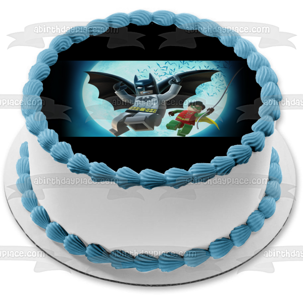 LEGO Batman 3 Beyond Gotham Edible Cake Topper Image ABPID03246 Fashion