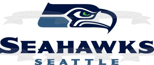 Seattle Seahawks Logo 2002-2011 NFL Edible Cake Topper Image ABPID06609 Online Sale