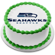 Seattle Seahawks Logo 2002-2011 NFL Edible Cake Topper Image ABPID06609 Online Sale