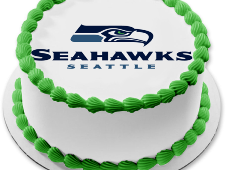 Seattle Seahawks Logo 2002-2011 NFL Edible Cake Topper Image ABPID06609 Online Sale