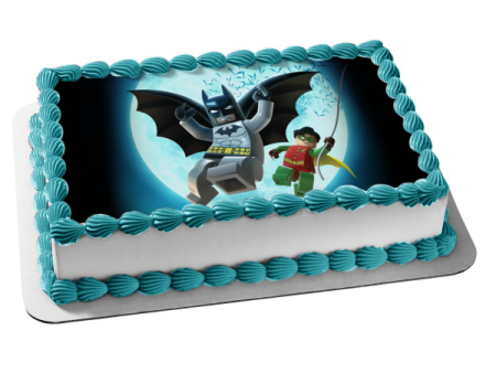 LEGO Batman 3 Beyond Gotham Edible Cake Topper Image ABPID03246 Fashion