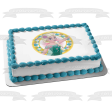 Frozen Elsa Snowflakes and Sunflowers Edible Cake Topper Image ABPID07636 Hot on Sale