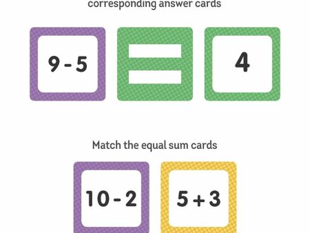 Maths Memory Card Game For Kids | 3+Years | 63 Double Sided Cards and 1 Game Manual Fashion