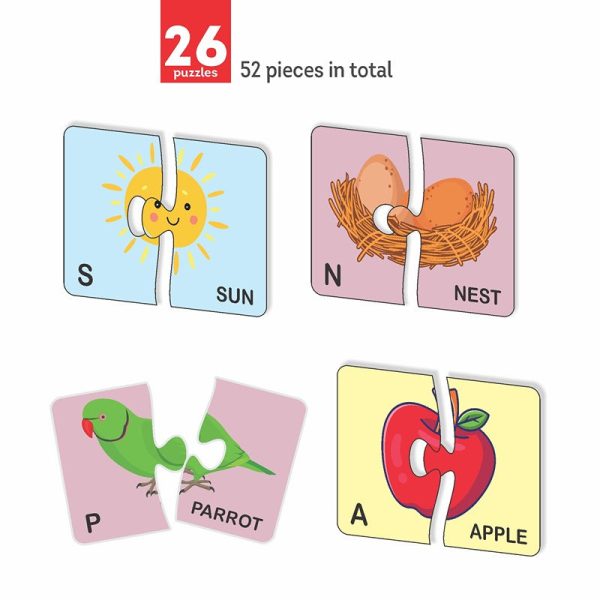 Alphabet Puzzle For Kids | 3+Years | 52 Pieces and 1 Activity Book Discount