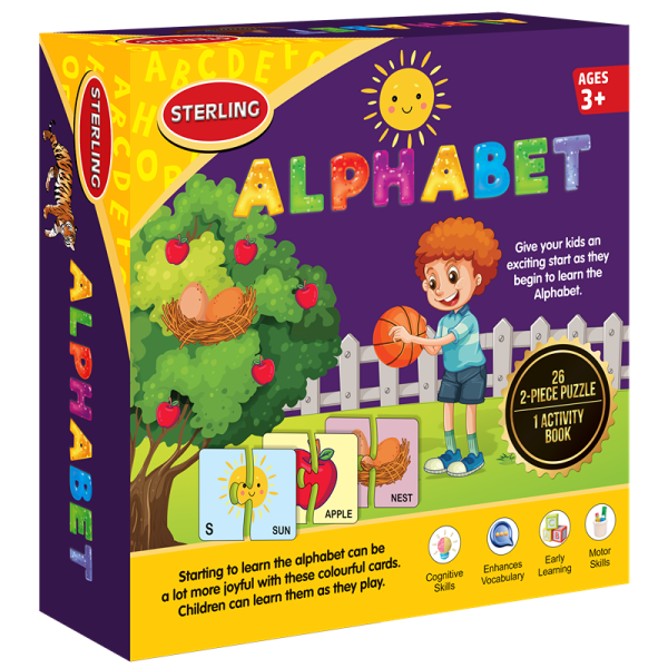 Alphabet Puzzle For Kids | 3+Years | 52 Pieces and 1 Activity Book Discount