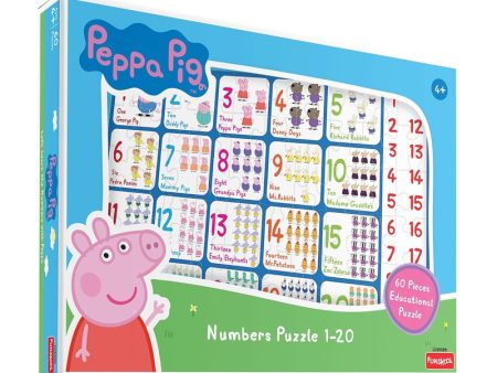 Original Funskool Peppa Pig Number Educational Puzzle Fashion