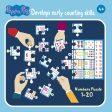 Original Funskool Peppa Pig Number Educational Puzzle Fashion