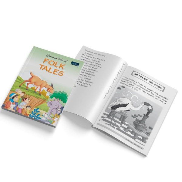 Famous Tales Of - Folk Tales English Story Book For Kids Supply