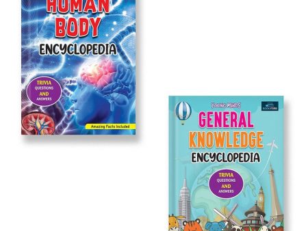 Young Minds Encyclopedia - Set of 2 Books - General Knowledge and Human Body Encyclopedia For Kids For Cheap