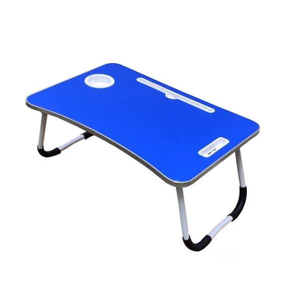 Folding Blue Portable Laptop Lap Desk with Storage Drawer Discount