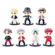 Set of 7 BTS Action Figure | 7 cm Height on Sale