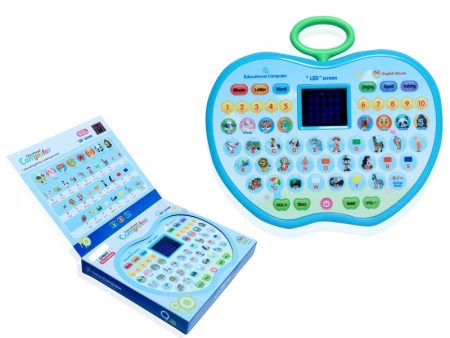 Play & Learn Educational Learning Laptop Toy, Musical Tablet with LED Display, Multicolour Supply