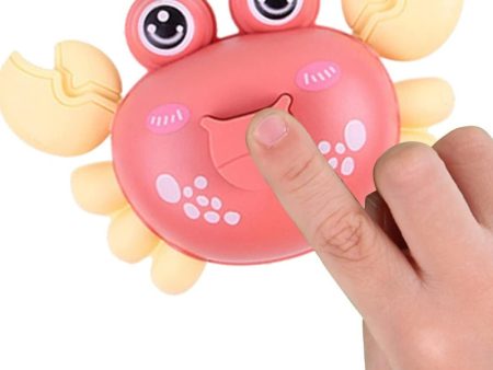 Wind Up Clockwork Press and Go Animal Crab Baby Toys for Kids Toddlers | Set of -1 Online now