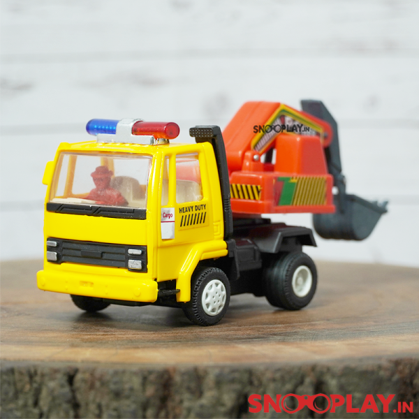 Pullback Toy Truck Excavator Toy - Assorted Colours Fashion