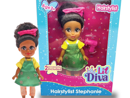 Li l Diva Hairstylist-Stephanie (6  Doll) Supply