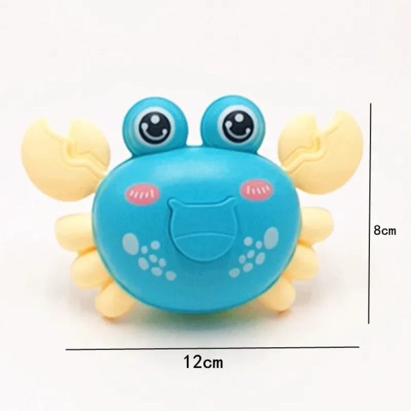 Wind Up Clockwork Press and Go Animal Crab Baby Toys for Kids Toddlers | Set of -1 Online now