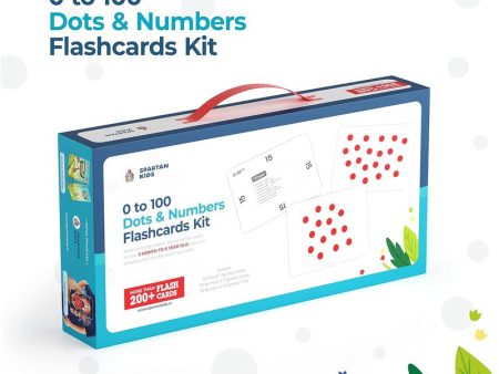 0 to 100 Dot & Number Flash cards Kit | A4 Size Numbers & Math Symbols Dot Cards | More Than 200+ Flash cards Hot on Sale