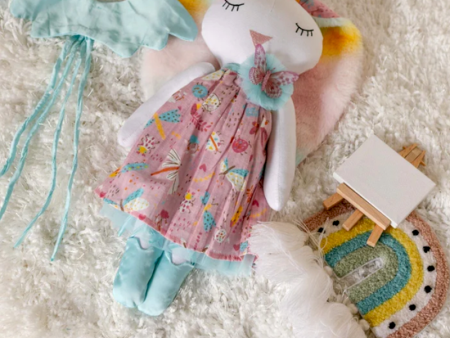 ANGEL WINGS BUNNY DOLL For Cheap