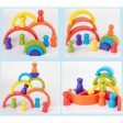 Rainbow Stacker with Peg Dolls For Discount