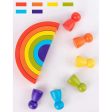 Rainbow Stacker with Peg Dolls For Discount