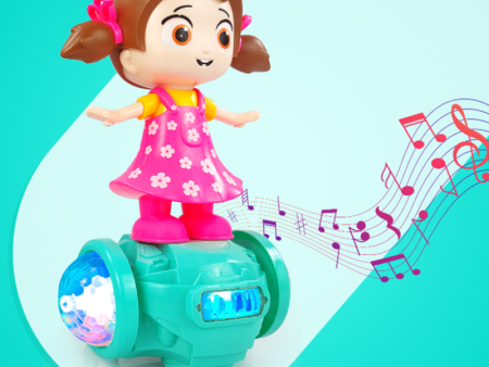 Musical Dancing Doll with 360 Degree | Rotating Spinning 5D Light (Multicolor) Online Sale