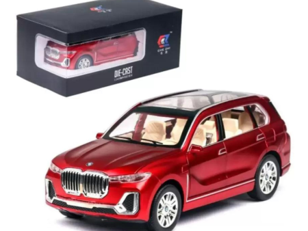 1:24 Metal Toy Car Resembling BMW X7 With Openable Doors Light & Music - Assorted Colours For Discount