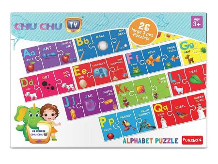 Original Funskool Play & Learn Chu Chu Alphabet 26 Pcs Puzzle For Discount