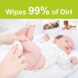 1 Pack of 72 Fresh Baby Wet Wipes with Plastic Lid, Contains Aloe Vera, Vitamin E & Anti - Bacterial ingredients. Ideal for Cleaning & Moisturising Newborn For Sale