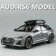 1:24 Metal Die Cast Car Resembling Audi R6 With Light & Sound (Pack of 1) - Assorted Colours on Sale