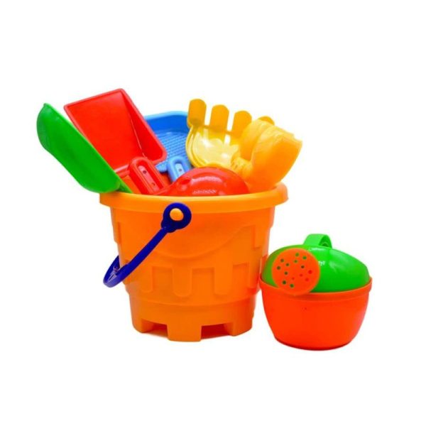 Beach Play Set for Kids with Bucket, Shovels and Molds Online