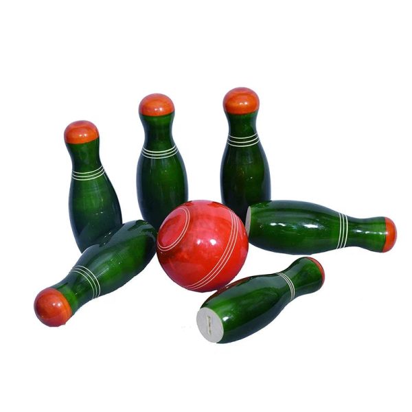 Small Wooden Bowling Set Online Sale