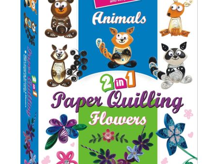 Return Gifts (Pack of 3,5,12) 2 in 1 Paper Quilling (Animals+Flowers) Cheap