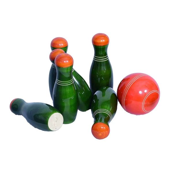 Small Wooden Bowling Set Online Sale