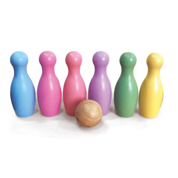 Bowling Pin with Rolling Ball Supply