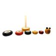 Wooden Rainbow Colour Wooden Stacker For Discount