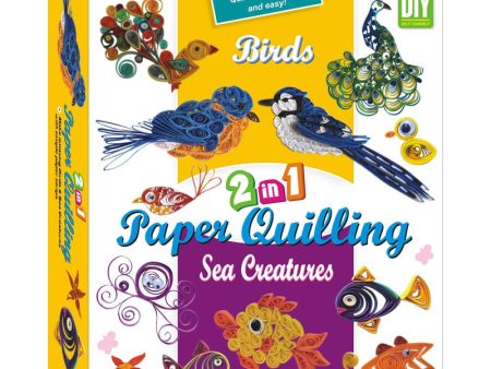 Return Gifts (Pack of 3,5,12) 2 in 1 Paper Quilling (Birds+Sea Creature) Online now