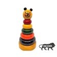 Wooden Rainbow Colour Wooden Stacker For Discount