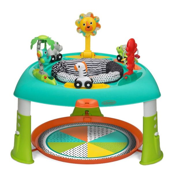 2-in-1 Sit, Spin & Stand Entertainer & Activity Table (Multicolour) - COD Not Available Online Hot Sale